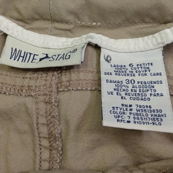 Khaki Belted Capris - Picture 4 of 5